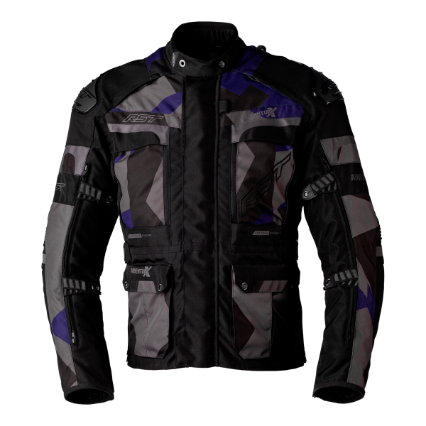 RST RST Pro Series Adventure-X CE Mens Textile Jacket Black/Navy